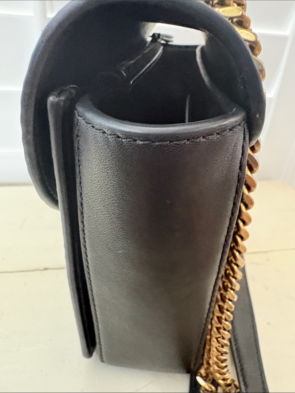Veronica Beard Multicolor Python-Texture Chain Shoulder Bag - Picture 5 of 9